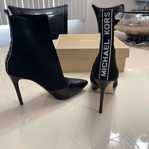 Michael Kors black booties